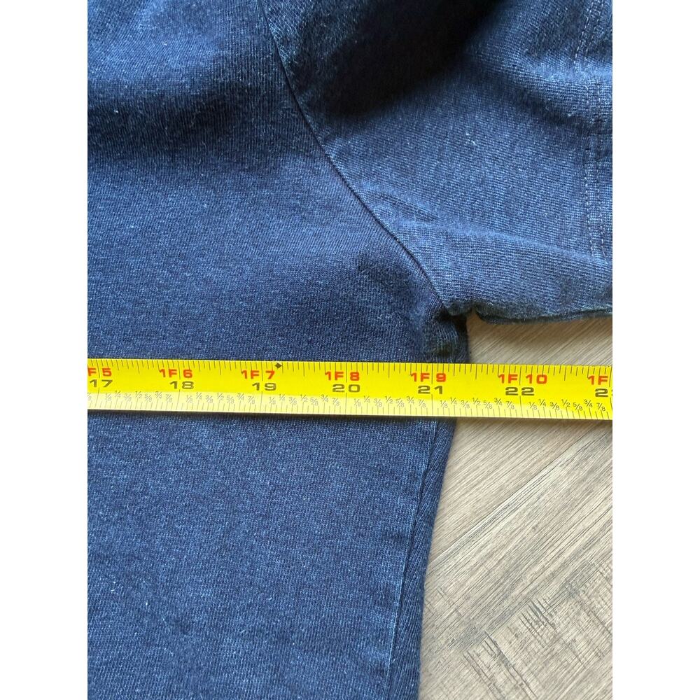 Gustin 100% Cotton T Shirt Mens Small Blue Made in USA Minimalist Basic Tee - Picture 5 of 6